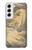 S2680 Japan Art Obi With Stylized Waves Hülle Schutzhülle Taschen für Samsung Galaxy S22