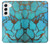 S2685 Aqua Turquoise Gemstone Graphic Printed Hülle Schutzhülle Taschen für Samsung Galaxy S22