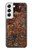 S2714 Rust Steel Texture Graphic Printed Hülle Schutzhülle Taschen für Samsung Galaxy S22