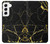 S2896 Gold Marble Graphic Printed Hülle Schutzhülle Taschen für Samsung Galaxy S22