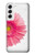 S3044 Vintage Pink Gerbera Daisy Hülle Schutzhülle Taschen für Samsung Galaxy S22