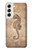 S3214 Seahorse Skeleton Fossil Hülle Schutzhülle Taschen für Samsung Galaxy S22