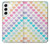 S3499 Colorful Heart Pattern Hülle Schutzhülle Taschen für Samsung Galaxy S22