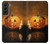 S1083 Pumpkin Spider Candles Halloween Hülle Schutzhülle Taschen für Samsung Galaxy S22 Plus