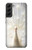 S1980 White Peacock Hülle Schutzhülle Taschen für Samsung Galaxy S22 Plus