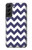 S2345 Navy Blue Shavron Zig Zag Pattern Hülle Schutzhülle Taschen für Samsung Galaxy S22 Plus