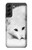 S2569 White Arctic Fox Hülle Schutzhülle Taschen für Samsung Galaxy S22 Plus