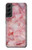 S2843 Pink Marble Texture Hülle Schutzhülle Taschen für Samsung Galaxy S22 Plus