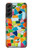 S3391 Abstract Art Mosaic Tiles Graphic Hülle Schutzhülle Taschen für Samsung Galaxy S22 Plus