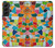 S3391 Abstract Art Mosaic Tiles Graphic Hülle Schutzhülle Taschen für Samsung Galaxy S22 Plus