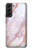 S3482 Soft Pink Marble Graphic Print Hülle Schutzhülle Taschen für Samsung Galaxy S22 Plus