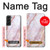 S3482 Soft Pink Marble Graphic Print Hülle Schutzhülle Taschen für Samsung Galaxy S22 Plus