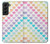 S3499 Colorful Heart Pattern Hülle Schutzhülle Taschen für Samsung Galaxy S22 Plus