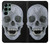 S1286 Diamond Skull Hülle Schutzhülle Taschen für Samsung Galaxy S22 Ultra