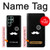 S1946 Sir Mustache Minimalism Hülle Schutzhülle Taschen für Samsung Galaxy S22 Ultra