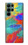 S2942 Brush Stroke Painting Hülle Schutzhülle Taschen für Samsung Galaxy S22 Ultra