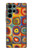 S3409 Squares Concentric Circles Hülle Schutzhülle Taschen für Samsung Galaxy S22 Ultra