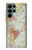 S3418 Vintage World Map Hülle Schutzhülle Taschen für Samsung Galaxy S22 Ultra