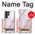 S3482 Soft Pink Marble Graphic Print Hülle Schutzhülle Taschen für Samsung Galaxy S22 Ultra