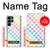 S3499 Colorful Heart Pattern Hülle Schutzhülle Taschen für Samsung Galaxy S22 Ultra