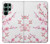 S3707 Pink Cherry Blossom Spring Flower Hülle Schutzhülle Taschen für Samsung Galaxy S22 Ultra