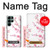 S3707 Pink Cherry Blossom Spring Flower Hülle Schutzhülle Taschen für Samsung Galaxy S22 Ultra