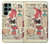 S3820 Vintage Cowgirl Fashion Paper Doll Hülle Schutzhülle Taschen für Samsung Galaxy S22 Ultra