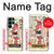 S3820 Vintage Cowgirl Fashion Paper Doll Hülle Schutzhülle Taschen für Samsung Galaxy S22 Ultra