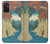 S3348 Utagawa Hiroshige The Monkey Bridge Hülle Schutzhülle Taschen für Samsung Galaxy M52 5G