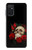 S3753 Dark Gothic Goth Skull Roses Hülle Schutzhülle Taschen für Samsung Galaxy M52 5G