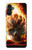 S0863 Hell Fire Skull Hülle Schutzhülle Taschen für Samsung Galaxy A13 5G