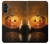 S1083 Pumpkin Spider Candles Halloween Hülle Schutzhülle Taschen für Samsung Galaxy A13 5G