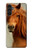 S1595 Beautiful Brown Horse Hülle Schutzhülle Taschen für Samsung Galaxy A13 5G