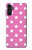 S2358 Pink Polka Dots Hülle Schutzhülle Taschen für Samsung Galaxy A13 5G