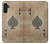 S2928 Vintage Spades Ace Card Hülle Schutzhülle Taschen für Samsung Galaxy A13 5G
