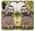 S3138 Cute Baby Sloth Paint Hülle Schutzhülle Taschen für Samsung Galaxy A13 5G