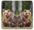 S3558 Bear Family Hülle Schutzhülle Taschen für Samsung Galaxy A13 5G