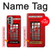 S0058 British Red Telephone Box Hülle Schutzhülle Taschen für Motorola Moto G51 5G