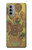 S0214 Van Gogh Vase Fifteen Sunflowers Hülle Schutzhülle Taschen für Motorola Moto G51 5G