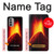 S0745 Volcano Lava Hülle Schutzhülle Taschen für Motorola Moto G51 5G
