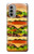 S0790 Hamburger Hülle Schutzhülle Taschen für Motorola Moto G51 5G