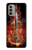 S0864 Fire Violin Hülle Schutzhülle Taschen für Motorola Moto G51 5G