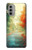 S0913 Road Through The Woods Hülle Schutzhülle Taschen für Motorola Moto G51 5G