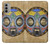 S0965 African Baluba Mask Hülle Schutzhülle Taschen für Motorola Moto G51 5G