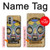 S0965 African Baluba Mask Hülle Schutzhülle Taschen für Motorola Moto G51 5G