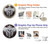 S1434 Skull Wing Tattoo Biker Hülle Schutzhülle Taschen für Motorola Moto G51 5G