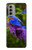 S1565 Bluebird of Happiness Blue Bird Hülle Schutzhülle Taschen für Motorola Moto G51 5G