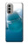 S1801 Beluga Whale Smile Whale Hülle Schutzhülle Taschen für Motorola Moto G51 5G