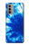 S1869 Tie Dye Blue Hülle Schutzhülle Taschen für Motorola Moto G51 5G