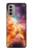 S1963 Nebula Rainbow Space Hülle Schutzhülle Taschen für Motorola Moto G51 5G